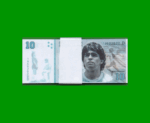 FAJO DE BILLETES DE DIEGO MARADONA, $10,00, AÑO 2020, FANTASIA, ESTADO SIN CIRCULAR.-