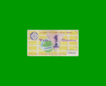 BONO TRUEQUE KOSMET RED SOLIDARIA, 1 CREDITO, MG 20, ESTADO USADO.-
