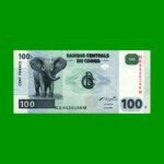 BILLETE DE CONGO 100 FRANCOS, PICK 92, AÑO 2000, ESTADO SIN CIRCULAR.-