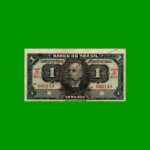 BILLETE DE BRASIL 1 MIL RIES, PICK 110B, AÑO 1923, ESTADO MUY BUENO+ .-