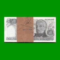 FAJO DE BILLETES PESOS LEY 18.188 $50,00, PICK 301b, AÑO 1978, ESTADO SIN CIRCULAR.-