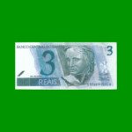BILLETE DE BRASIL 3 REALES, FASCIMIL, AÑO 1994, EFINGE, ESTADO SIN CIRCULAR.-