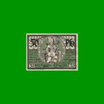 BILLETE DE ALEMANIA NOTGELD CIUDAD DE ALFELD 50 CENTAVOS, M. M. 11.1, ESTADO SIN CIRCULAR.-