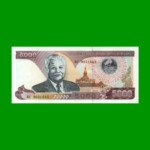 BILLETE DE LAOS 5.000 KIP, PICK 34b, AÑO 2003, ESTADO SIN CIRCULAR.-