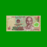 BILLETE DE VIETNAM 10.000 DONG, POLYMERO, PICK 119h, AÑO 2014, ESTADO SIN CIRCULAR.-