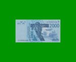 BILLETE DE AFRICA DEL OESTE - TOGO 2.000 FRANCOS, PICK 816T, ESTADO SIN CIRCULAR.-