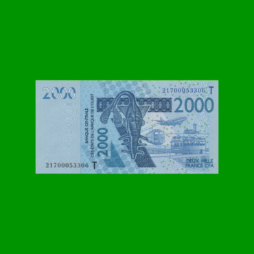 BILLETE DE AFRICA DEL OESTE - TOGO 2.000 FRANCOS, PICK 816T, ESTADO SIN CIRCULAR.-