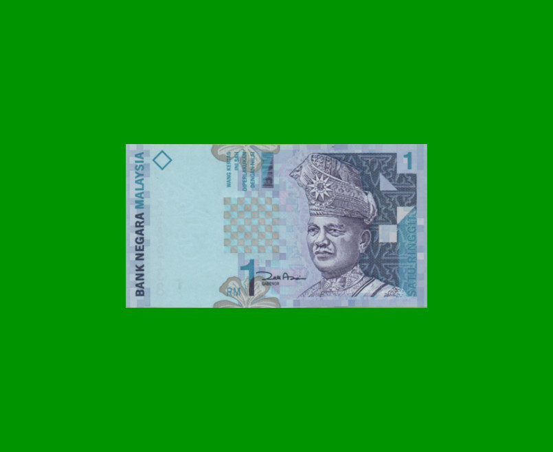 BILLETE DE MALASIA 1 RINGGIT, PICK 39b, ESTADO SIN CIRCULAR.-