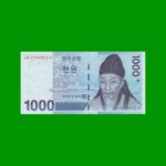 BILLETE DE COREA DEL SUR 1.000 WON, PICK 54, INCLUYE BLISTER DE PRESENTACION, ESTADO SIN CIRCULAR.-