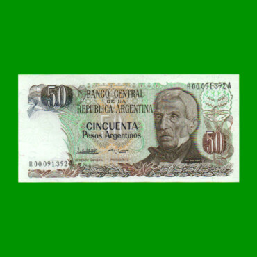 REPOSICION BILLETE PESOS ARGENTINOS $ 50,00, BOT 2620, ESTADO SIN CIRCULAR.-