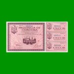 BONO REPOSICION DE CORDOBA $ 20,00, EC 261R, ESTADO EXCELENTE+ .-