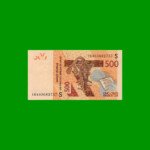 BILLETE DE GUINEA BISSAU 500 FRANCOS, PICK 919Se, AÑO 2016, ESTADO SIN CIRCULAR.-