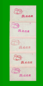 SET DE 5 BONOS TICKET TRUEQUE, ZONA NOROESTE, 0,5; 1; 3; 5; Y 10 CREDITOS, MG 305; 306; 308 a 310, ESTADO MB+ a S/ C.- - Imagen 3