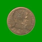 MONEDA DE CHILE 10 PESOS, AÑO 1995 , ESTADO USADA.- - Imagen 2