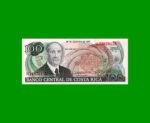 BILLETE DE COSTA RICA 100 COLONES, PICK 261, AÑO 1993, ESTADO SIN CIRCULAR.-