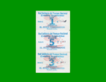 SET DE 3 BONOS TICKET RED SOLIDARIO DEL TRUEQUE NACIONAL - CREDITO ARGENTINO, 1; 3 Y 5 CREDITOS, MG 513 A 515, ESTADO B A EXC+ .-
