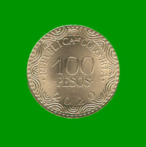 MONEDA DE COLOMBIA $ 100,00, AÑO 2020, ESTADO NUEVA.-