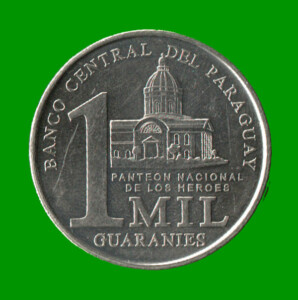 MONEDA DE PARAGUAY 1.000 GUARANIES, AÑO 2018, ESTADO NUEVA.-