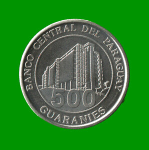 MONEDA DE PARAGUAY 500 GUARANIES, AÑO 2019, ESTADO NUEVA.-