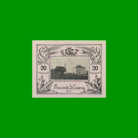 BILLETE DE AUSTRIA NOTGELD MUNICIPIO DE STANKT LAURENZ 20 HELLER, ESTADO EXCELENTE+ .-