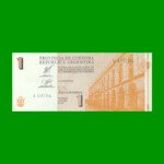 BONO DE CORDOBA $ 1,00, EC 278, AÑO 2002, SERIE G, ESTADO EXCELENTE+ .-