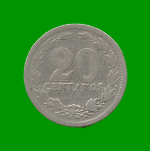 MONEDA DE ARGENTINA, M$N 2DA CIRCULACION, 0,20 CTVOS, AÑO 1924, ESTADO USADA.-