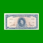 BILLETE DE CHILE 1/2 ESCUDO, PICK 134Aa, AÑO 1967/70, ESTADO SIN CIRCULAR.-