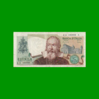 BILLETE DE ITALIA 2.000 LIRAS, PICK 103c, AÑO 1983, ESTADO MUY BUENO- .-