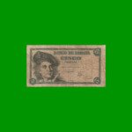 BILLETE DE ESPAÑA 5 PESETAS, PICK 136, AÑO 1948, ESTADO BUENO.-