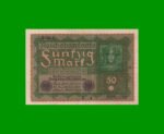 BILLETE DE ALEMANIA 50 MARCOS, PICK 66, AÑO 1919, ESTADO MUY BUENO- .-