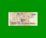BILLETE DE BRASIL 1.000 CRUZEIROS REALES, PICK 240, AÑO 1993, ESTADO MUY BUENO.- - Imagen 2