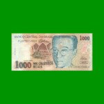 BILLETE DE BRASIL 1.000 CRUZEIROS REALES, PICK 240, AÑO 1993, ESTADO MUY BUENO.-