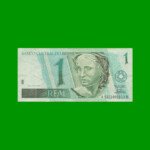 BILLETE DE BRASIL 1 REAL, PICK 243Ab, AÑO 1998, ESTADO MUY BUENO- .-