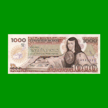 BILLETE DE MEXICO $1.000,00 PICK 85, AÑO 1985, ESTADO EXCELENTE- .-