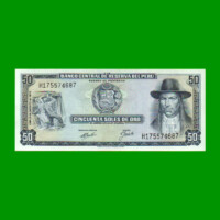 BILLETE DE PERU 50 SOLES, PICK 101c, AÑO 1974, ESTADO SIN CIRCULAR.-