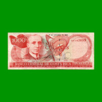 BILLETE DE COSTA RICA 1.000 COLONES, PICK 264e, AÑO 2004, ESTADO MUY BUENO- .-
