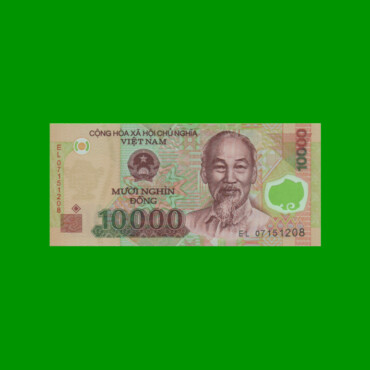 BILLETE DE VIETNAM 10.000 DONG, POLYMERO, PICK 119b, AÑO 2007, ESTADO SIN CIRCULAR.-