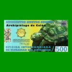 BILLETE DE ISLAS GALAPAGOS 500 NUEVOS SUCRES, POLYMERO FANTASIA, AÑO 2009, ESTADO SIN CIRCULAR.-