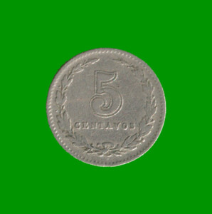 MONEDA DE ARGENTINA, M$N 2DA CIRCULACION, 0,05 CTVOS, AÑO 1925, ESTADO USADA.-