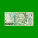 BILLETE DE BRASIL 1 REAL, PICK 243Ae, AÑO 1999, ESTADO BUENO+ .-