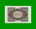 BILLETE DE ALEMANIA 100 MARCOS, PICK 69a, AÑO 1920, ESTADO MUY BUENO+ .- - Imagen 2
