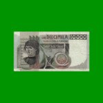BILLETE DE ITALIA 10.000 LIRAS, PICK 106a, AÑO 1976, ESTADO MUY BUENO- .-