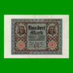 BILLETE DE ALEMANIA 100 MARCOS, PICK 69a, AÑO 1920, ESTADO MUY BUENO+ .-
