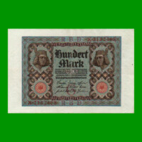 BILLETE DE ALEMANIA 100 MARCOS, PICK 69a, AÑO 1920, ESTADO MUY BUENO+ .-