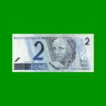 BILLETE DE BRASIL 2 REALES, PICK 249, N° CAT 256, AÑO 2003, ESTADO SIN CIRCULAR.-