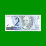 BILLETE DE BRASIL 2 REALES, PICK 249, N° 260, AÑO 2009, ESTADO SIN CIRCULAR