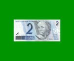 BILLETE DE BRASIL 2 REALES, PICK 249, N° CAT 261, AÑO 2009, ESTADO EXCELENTE.-