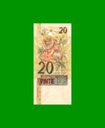 BILLETE DE BRASIL 20 REALES, PICK 250b, N° CAT 303, AÑO 2003, ESTADO SIN CIRCULAR.- - Imagen 2