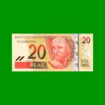 BILLETE DE BRASIL 20 REALES, PICK 250b, N° CAT 303, AÑO 2003, ESTADO SIN CIRCULAR.-