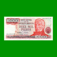 PESOS LEY 18.188 $10.000,00, BOT 2495, AÑO 1983, ESTADO SIN CIRCULAR.-